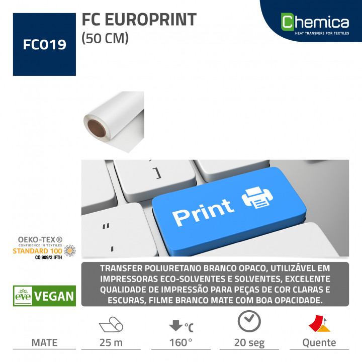 FLEX IMPRESSAO E CORTE EUROPRINT 50CM