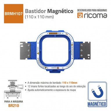 BASTIDOR MAGNETICO 110MMX110MM PARA MAQUINA DE BORDAR BR210