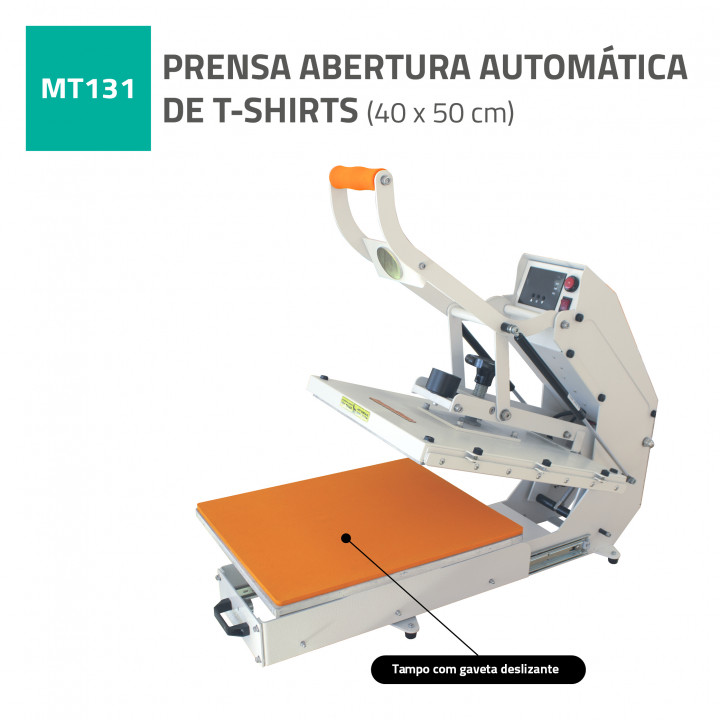 PRENSA ABERTURA AUTOMATICA DE T-SHIRTS 40X50CM BASIC