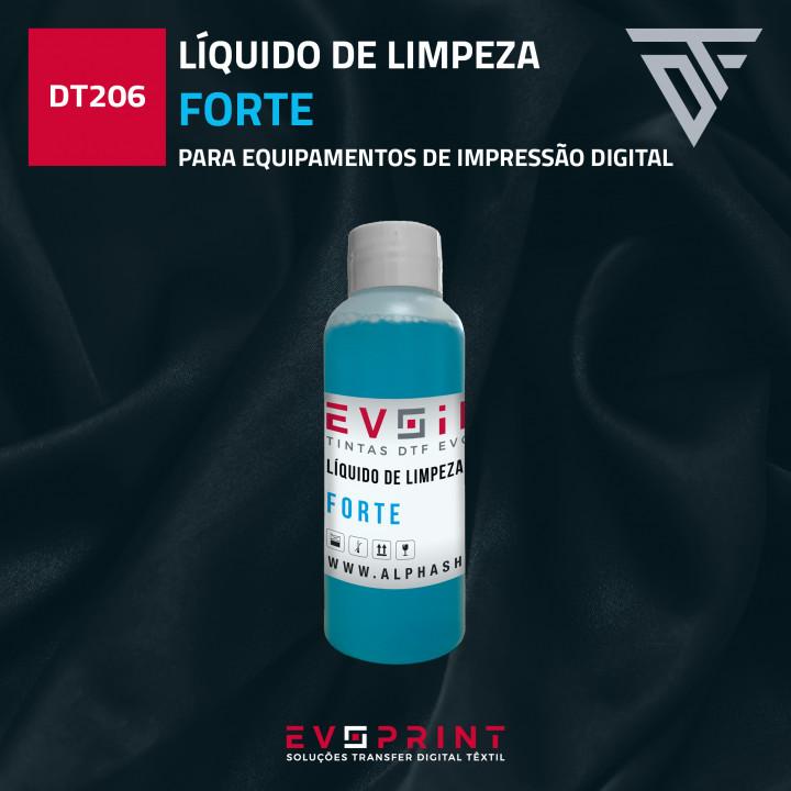 LIQUIDO DE LIMPEZA AZUL EXTRA FORTE PARA EQUIP. DE IMPRESSÃO DIGITAL 100ML