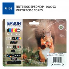 TINTEIROS EPSON XP15000 XL MULTIPACK 6 CORES