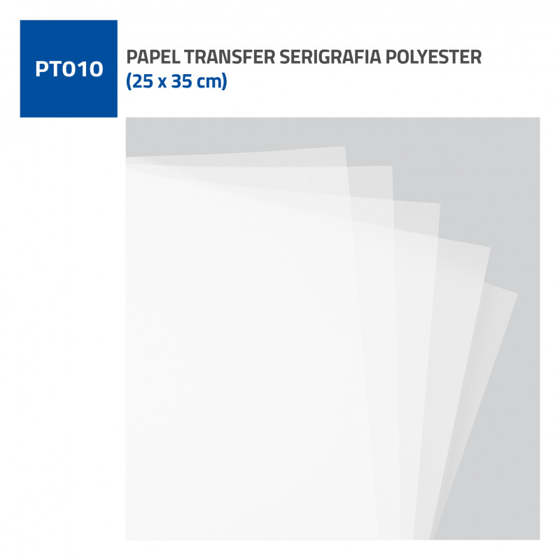 PAPEL TRANSFER SERIGRAFIA POLYESTER  25X35 CM