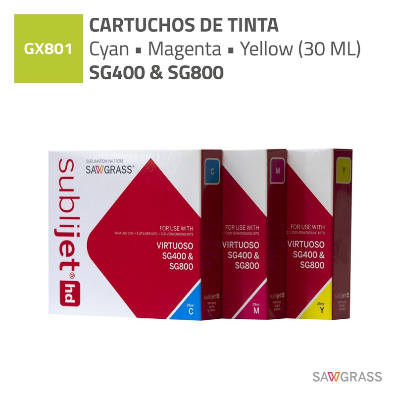 TINTEIRO SUBLIMAÇÃO A3 e A4 CORES HD-SG400/800