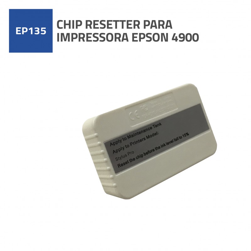 CHIP RESETTER PARA IMPRESSORA EPSON 4900/5000 ( MANUTENÇÃO TANQUE)